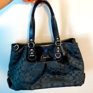 Black coach purse